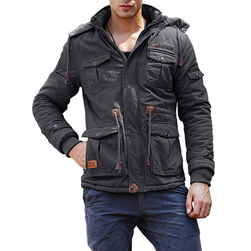 Job blouson blouson blouson Windows Tactical pilote bombardier manteau résistant à l \'usure chapeau amovible loisir